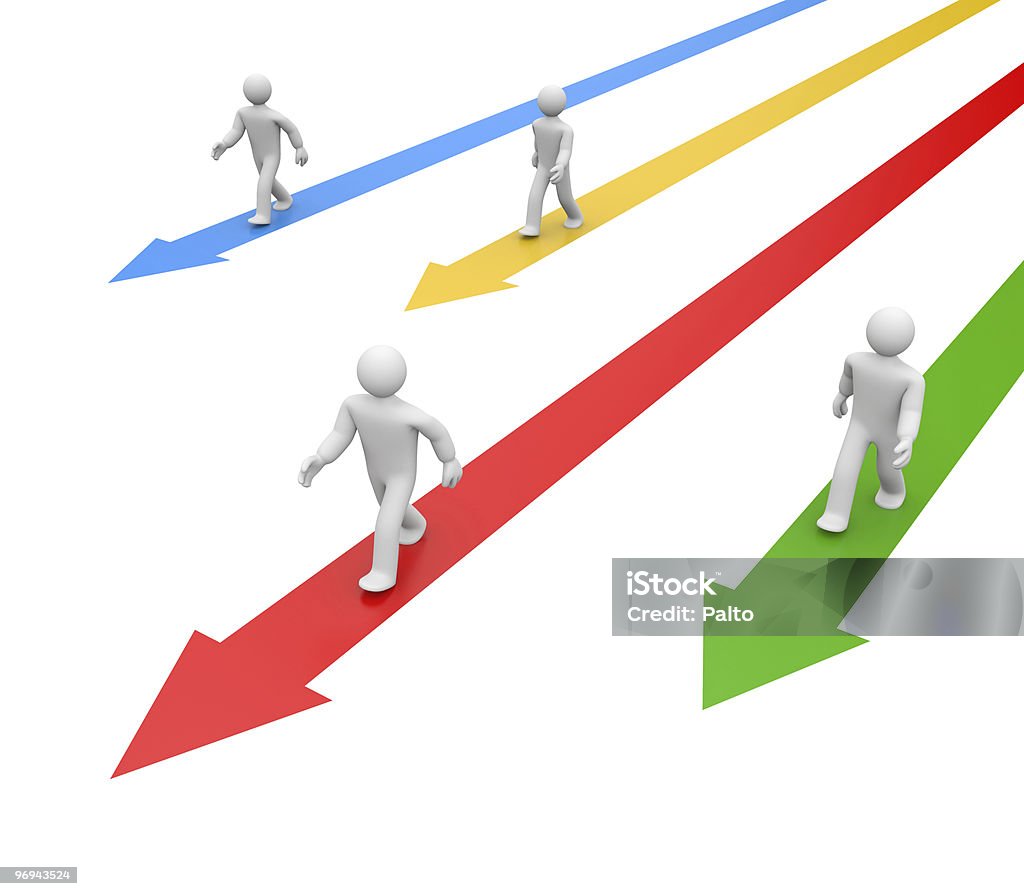 Выбор правильного направлении - Стоковые �фото Бизнес роялти-фри