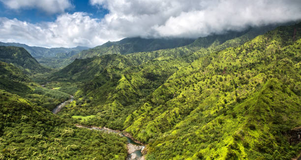istock Aerial View over Kauai, Hawaii 969435524