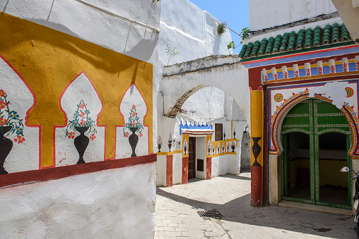 Tetouan, Morocco, view of the entrance of a Mosque