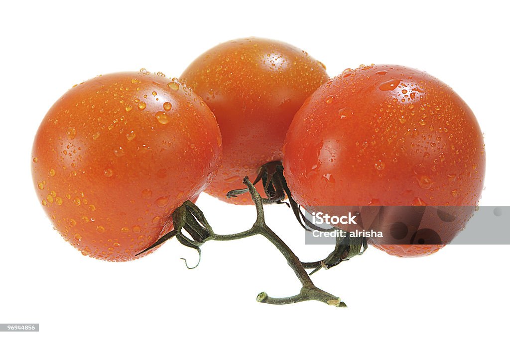 Three Five Red Tomatoes  Color Image Stock Photo