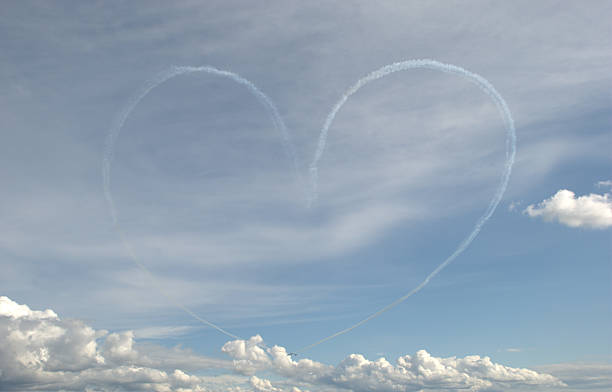 Heart of Cloud stock photo