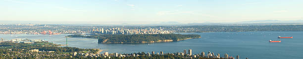 Vancouver Panoramic View stock photo