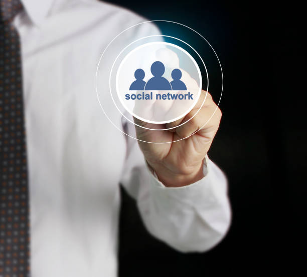 istock touch virtual icon of social network 969456056