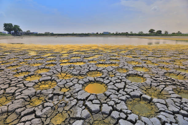 istock desert with wet place on it,  Tai Sang Wai 969457138