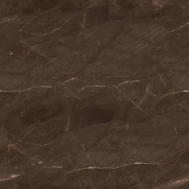 istock Contrast brown marble texture with small lines. Seamless square 969457352