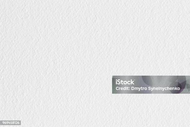 Clean White Paper Texture Stock Photo - Download Image Now - Textured, Paper, Backgrounds