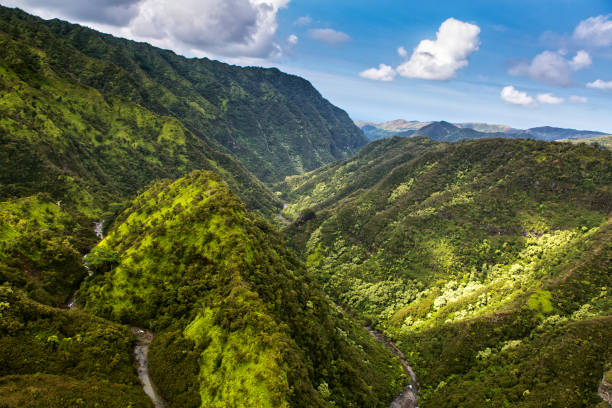 istock Aerial View over Kauai, Hawaii 969461604