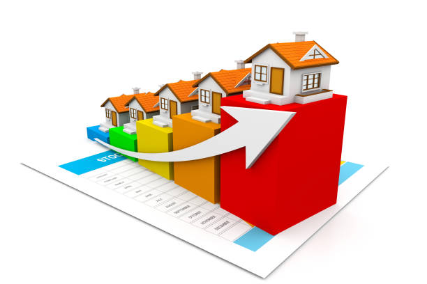 istock Economical Real estate chart 969461776