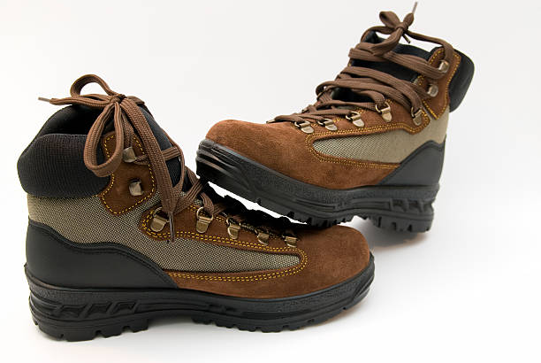 istock Hiking boots for trekking in mountain 96946236