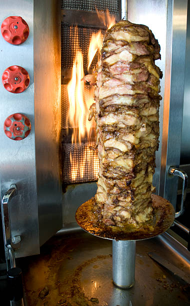 istock Greek Lamb On An Open Flame Cooker 96946984