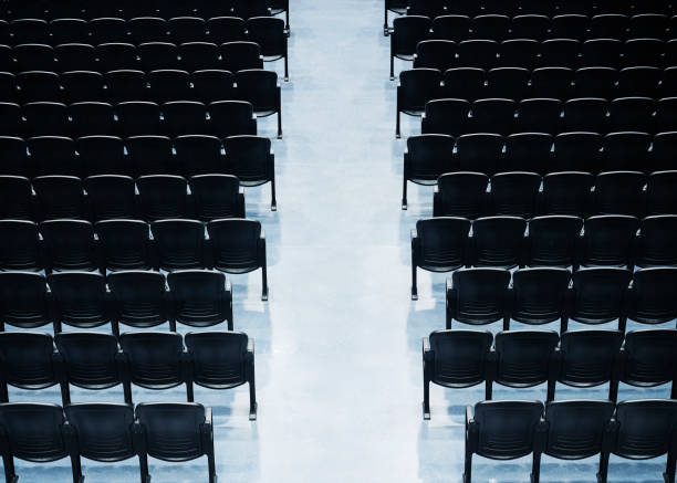 istock Seats row indoor building seminar education event 969478062