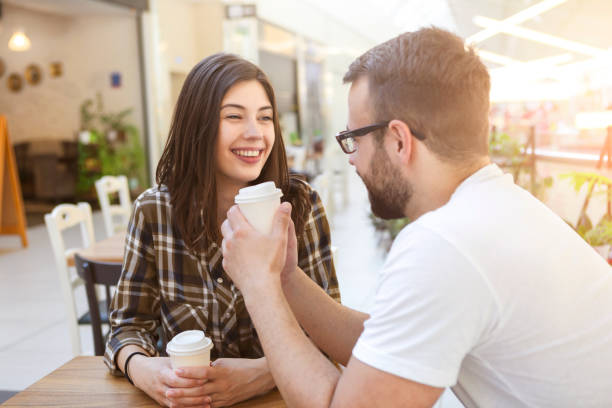 istock Couple Enjoying coffee break 969481752