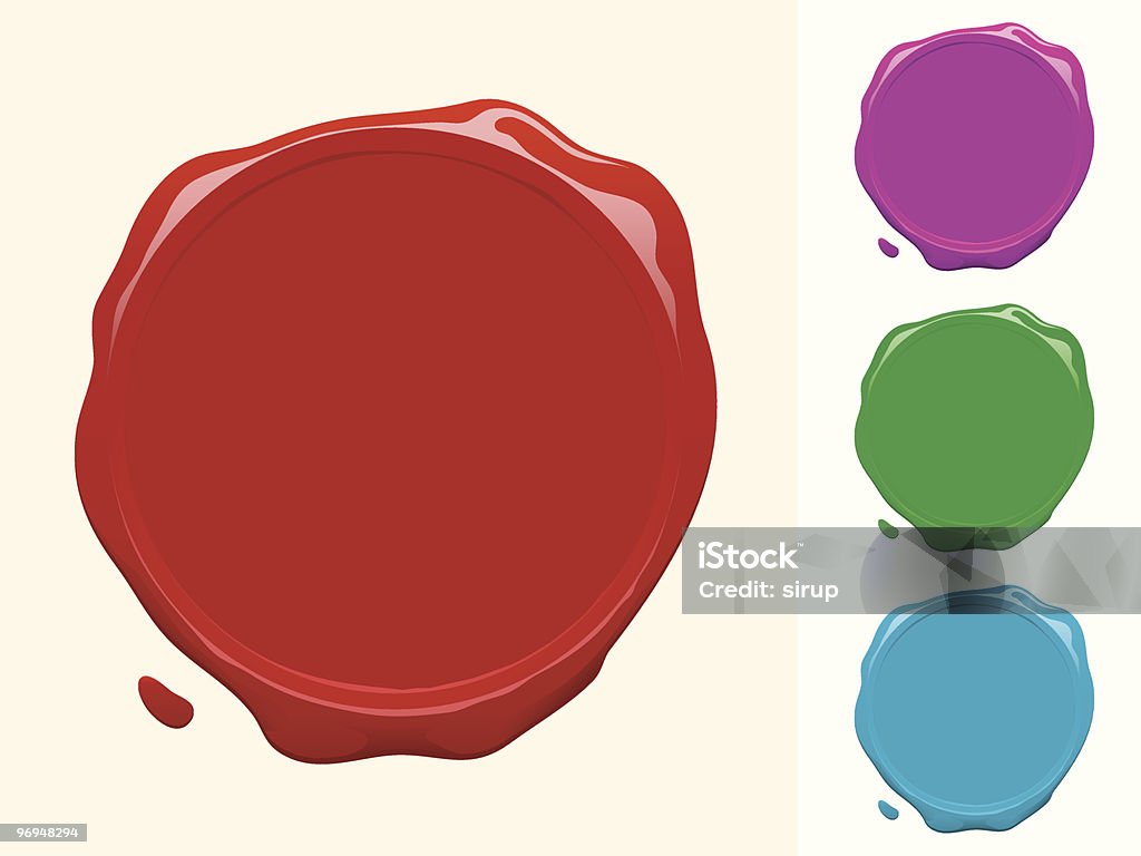 Blank wax seal collection Blank wax seal collection - vector - zip: jpg (8000x6000) Blank stock vector