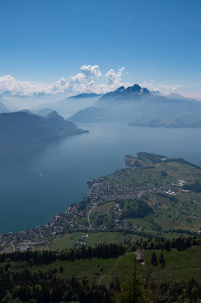 istock Lakeside village in the mountains 969488762