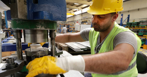 istock Metal Molding Process in a Factory 969493444