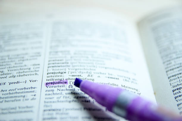 istock English - German Open Dictionary with Highlighted Word 