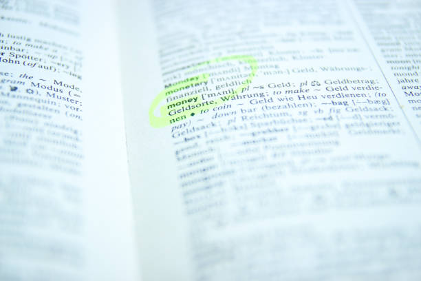 istock An Open Dictionary with Highlighted Word 