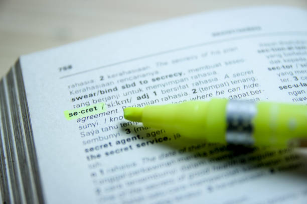 istock An Open Dictionary with Highlighted Word 