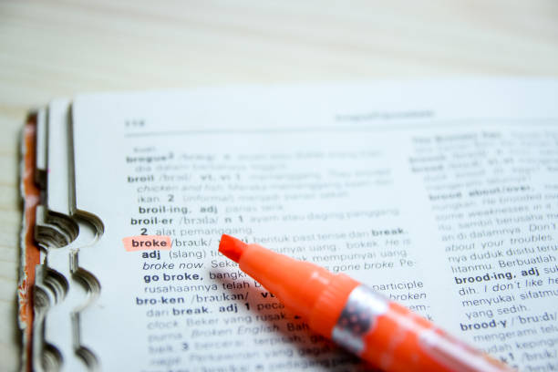 istock An Open Dictionary with Highlighted Word 