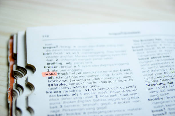 istock An Open Dictionary with Highlighted Word 
