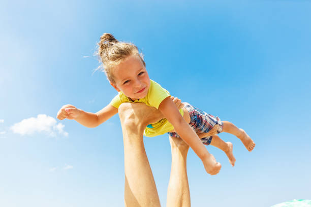 istock Flying boy like super hero 969504626