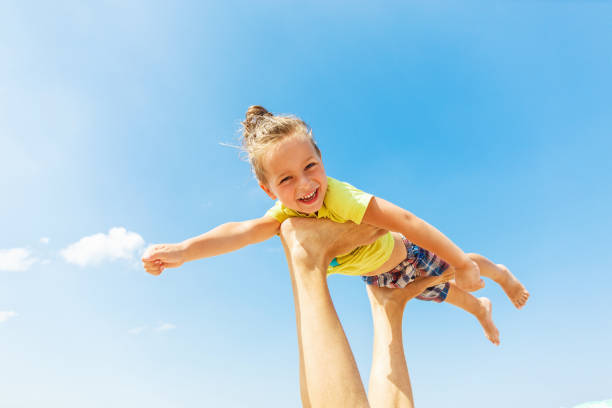 istock Flying boy like super hero 969504720