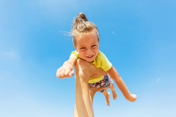 istock Flying boy like super hero 969505040