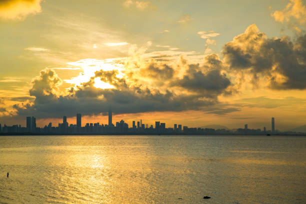istock Shenzhen city skyline in China 969507470
