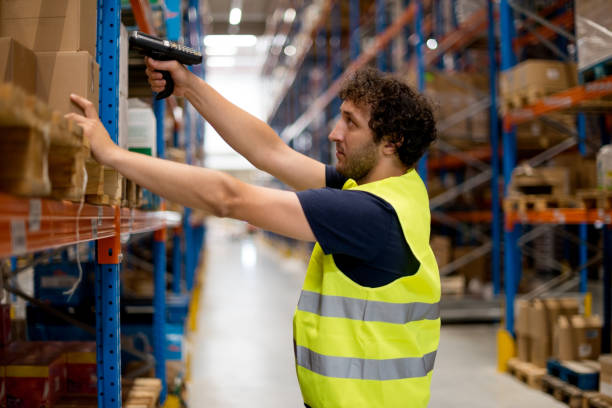 istock Scanning the goods in warehouse 969510138