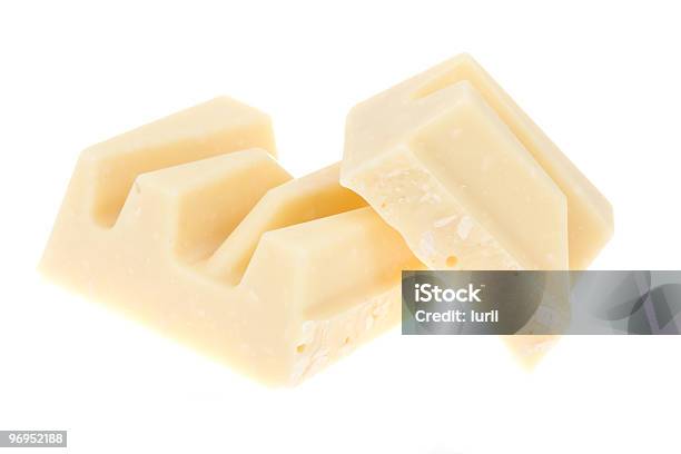 Foto de Chocolate Branco e mais fotos de stock de Chocolate Branco - Chocolate Branco, Fatia, Figura para recortar
