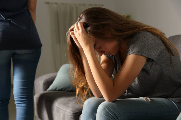 istock Friend or partner leaving her girlfriend after breakup 969531804