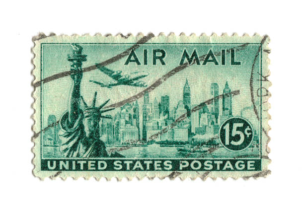 istock Old postage stamp from USA 15 cents 96953414