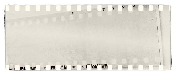 istock Grunge double film strip frame in sepia tones. 969535488