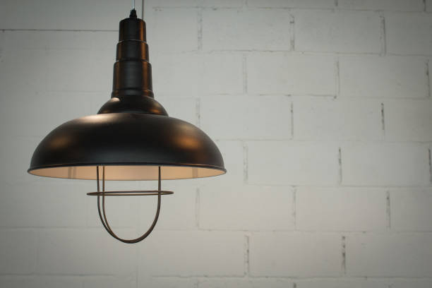 istock Antique lighting for ambient interior home design.  Old nautical hanging light. 969539760