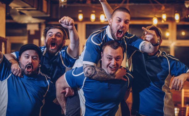 istock Sport fans in pub 969542104