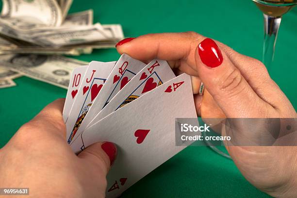 Poker Stock Photo - Download Image Now - Ace, Alcohol - Drink, Casino
