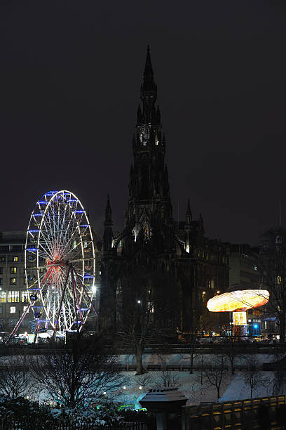 istock Scott Monument and big Ferris Wheel, Edinburgh, Scotland, UK 96954651