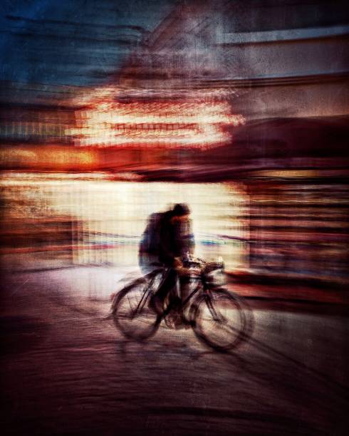 istock Blurred motion view of cyclist 969549872
