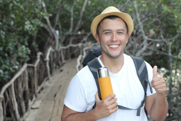 istock Well prepared explorer giving a thumbs up 969549936