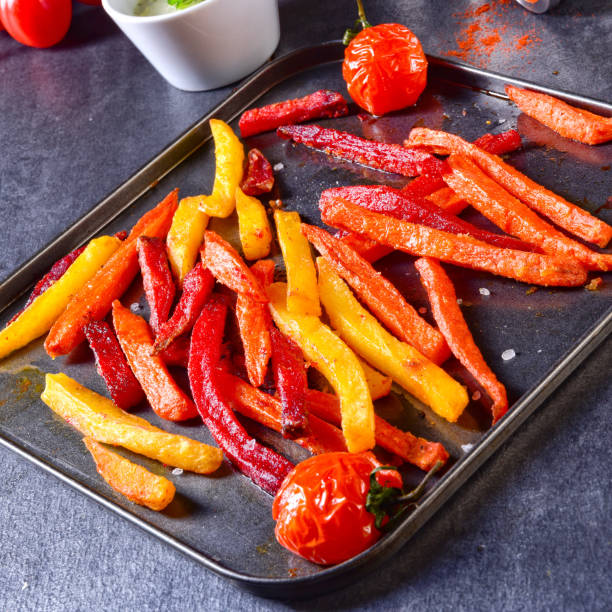 istock colorful vegetable fries from the oven 969555722