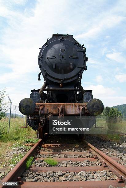 Rusty Locomotive Stock Photo - Download Image Now - Cloud - Sky, Cloudscape, Color Image