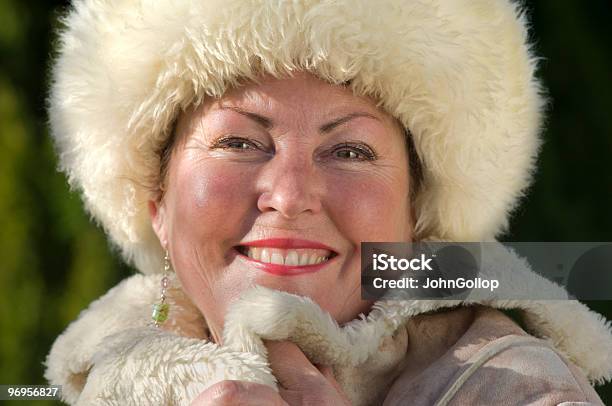 Winter Lady Stock Photo - Download Image Now - 40-49 Years, Adult, Adults Only