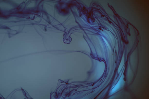 istock Ink in water. Underwater miracle. Ocean background. 969571362