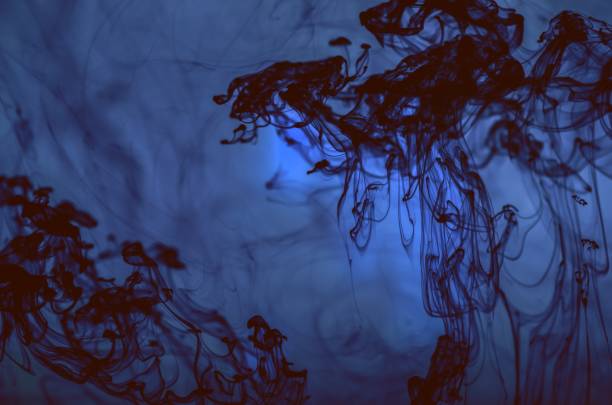istock Ink in water. Underwater miracle. Ocean background. 969571870