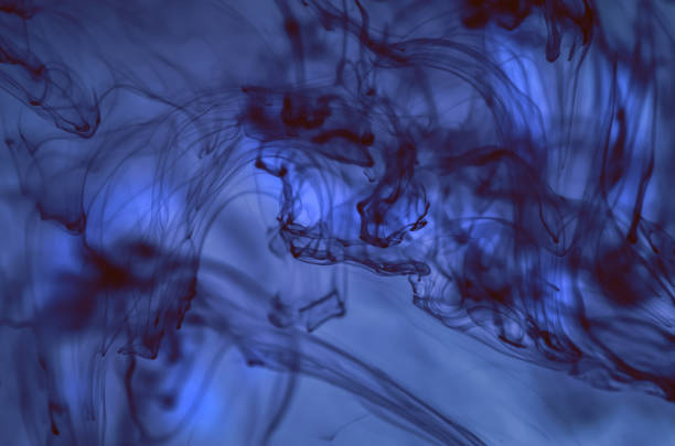 istock Ink in water. Underwater miracle. Ocean background. 969572266