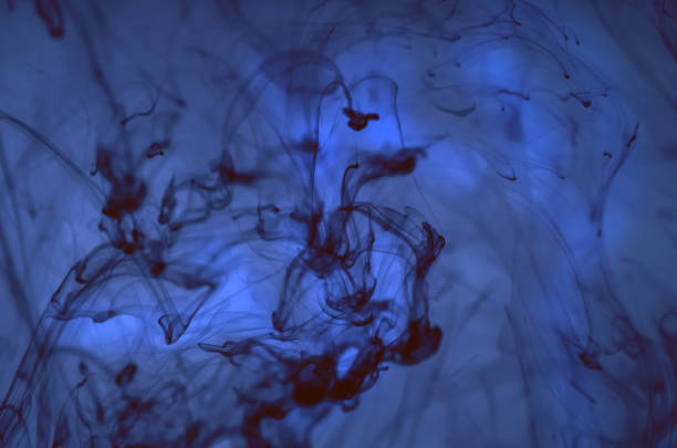 istock Ink in water. Underwater miracle. Ocean background. 969574150