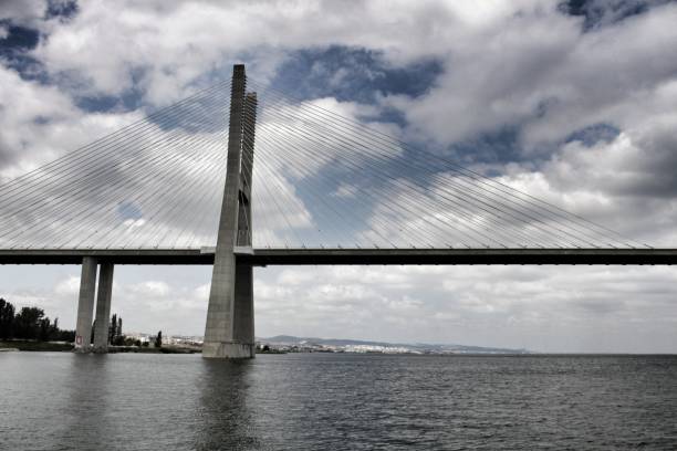 istock Vasco Da Gama perspectives under cloudy sky in Lisbon 969586668
