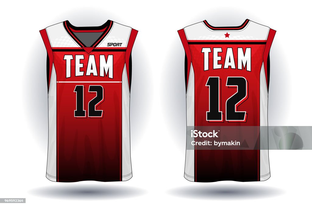Basketball Jersey Stock Illustration - Download Image Now