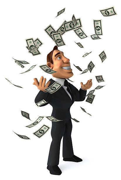 istock Businessman and dollars 96959719