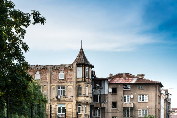 istock Antique building view in Old Town Sofia, Bulgaria 969597824